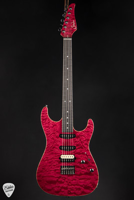 Suhr Standard Roasted - Trans Burgundy - Eddie's Guitars