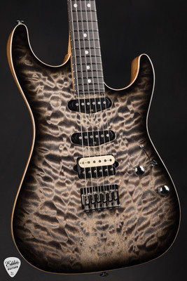 Suhr Standard Roasted - Faded Transparent Charcoal Burst - Eddie's