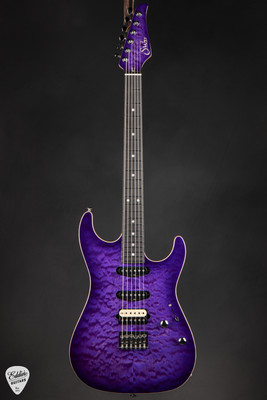 Suhr Standard Roasted - Transparent Purple Burst - Eddie's Guitars