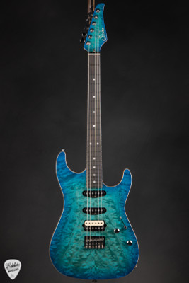 Suhr Standard Roasted - Bahama Blue Burst - Eddie's Guitars