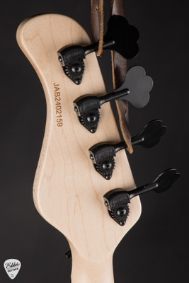 2024 Mayones Jabba Custom VF Transparent Black Gloss Bass Guitar