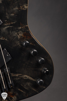 2024 Mayones Jabba Custom VF Transparent Black Gloss Bass Guitar