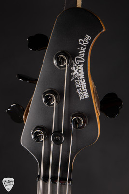 Ernie Ball Music Man DarkRay Stealth Black Bass Guitar