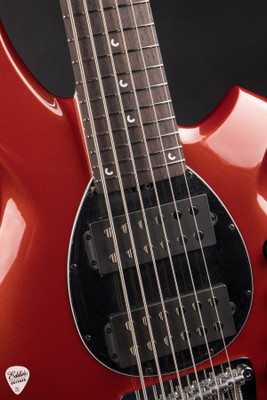 Ernie Ball Music Man Bongo 6 HH - Blood Orange - Eddie's Guitars