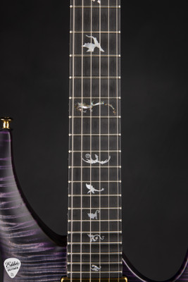 Paul Reed Smith Chleo Limited Edition Satin Charcoal Purple Wraparound Burst Electric Guitar