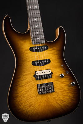 Suhr Standard Roasted Electric Guitar in 2 Tone Tobacco Sunburst