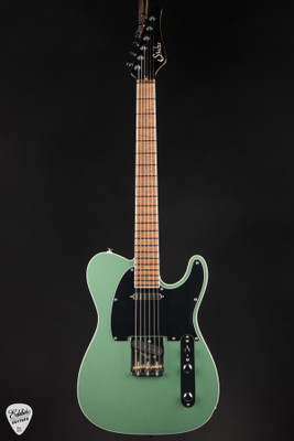 Suhr Eddie’s Guitars Exclusive Roasted Classic T Electric Guitar in Cactus Green Metallic