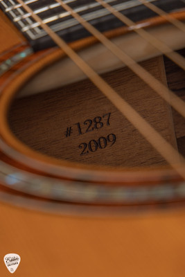2009 – James Olson SJ Presentation Acoustic Guitar with Western Red Cedar & Brazilian Rosewood
