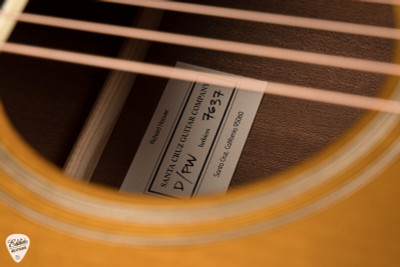 2021 – Santa Cruz D Prewar Custom – Adirondack Spruce & Cuban Mahogany Acoustic Guitar