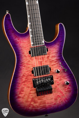 ESP USA M-II DX Electric Guitar in Cranberry Sunburst