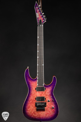 ESP USA M-II DX Electric Guitar in Cranberry Sunburst