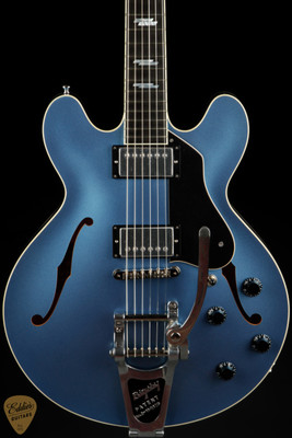 2024 - Collings I-35 LC Deluxe Custom Inlay/ThroBaks/Bigsby - Pelham Blue (Pre-Owned) #232109