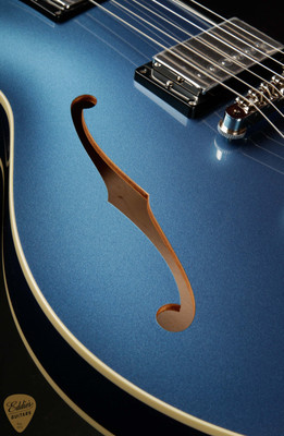 2024 - Collings I-35 LC Deluxe Custom Inlay/ThroBaks/Bigsby - Pelham Blue (Pre-Owned) #232109