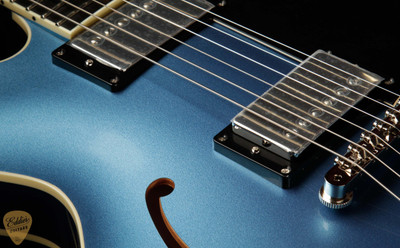 2024 - Collings I-35 LC Deluxe Custom Inlay/ThroBaks/Bigsby - Pelham Blue (Pre-Owned) #232109