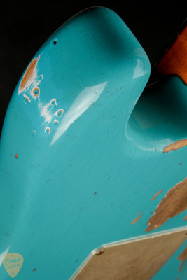 Fender Custom Shop Limited Edition 1958 Heavy Relic Stratocaster - Super Faded Aged Taos Turquoise