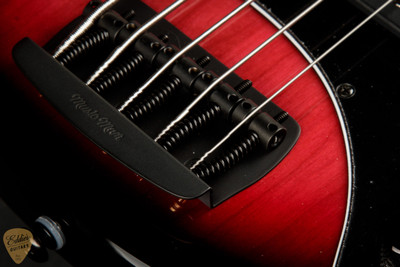 Sale Pending-Ernie Ball Music Man StingRay 5 Special HH - Raspberry Burst