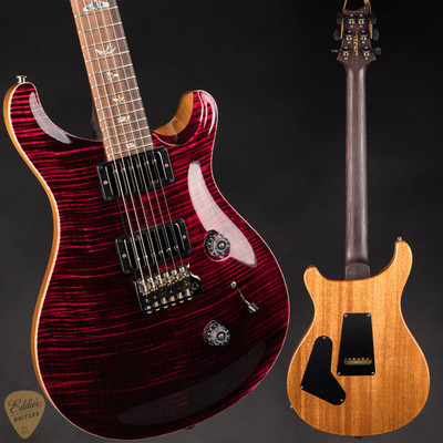 Paul Reed Smith Eddie’s Guitars Wood Library Custom 24 Brazilian FB/Rosewood Neck – Red Tiger Electric Guitar
