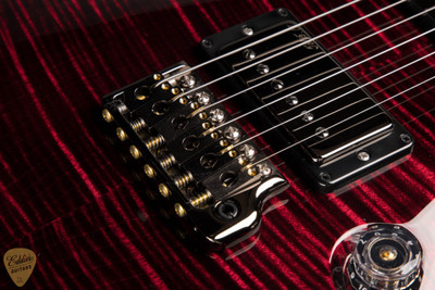 Paul Reed Smith Eddie’s Guitars Wood Library Custom 24 Brazilian FB/Rosewood Neck – Red Tiger Electric Guitar