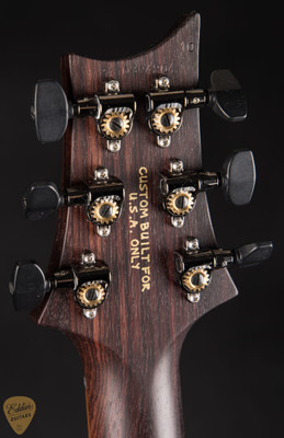 Paul Reed Smith Eddie’s Guitars Wood Library Custom 24 Brazilian FB/Rosewood Neck – Blood Orange Electric Guitar