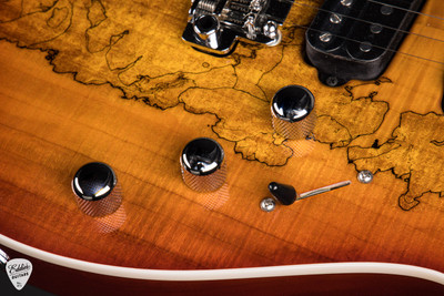 James Tyler Studio Elite HD-P Spalted Maple Honey Burst electric guitar