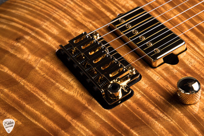 Suhr Standard Mahogany/One Piece Figured Koa Top Electric Guitar in Natural