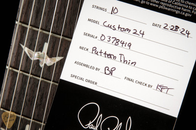 2024 - Paul Reed Smith Custom 24 - Yellow Tiger