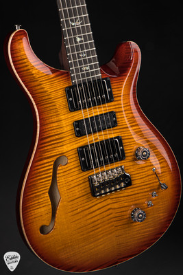 Paul Reed Smith Eddie’s Guitars Wood Library Special Semi Hollow Livingston Lemon Drop/Brazilian electric guitar