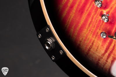 PRS Eddie’s Guitars Wood Library Special Semi Hollow Blood Orange Smokeburst/Ebony FB/RW Neck Electric Guitar