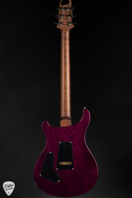 Paul Reed Smith Eddie’s Guitars Wood Library Custom 24 Semi-Hollow Swamp Ash/Cocobolo Electric Guitar in Charcoal Purple Burst