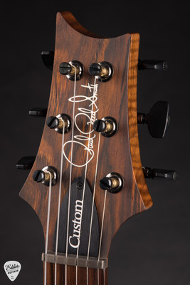 Paul Reed Smith Eddie’s Guitars Wood Library Custom 24 Semi-Hollow Swamp Ash/Cocobolo Electric Guitar in Charcoal Purple Burst