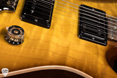 Paul Reed Smith Eddie’s Guitars Wood Library Custom 24 Semi-Hollow Korina/Ziricote Livingston Lemondrop electric guitar