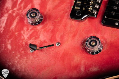 Paul Reed Smith Eddie’s Guitars Wood Library Custom 24 Semi-Hollow Korina/Ziricote – Bonnie Pink Smokeburst electric guitar