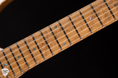 Mayones Aquila Elite S 6 Electric Guitar in Monolith White Gloss