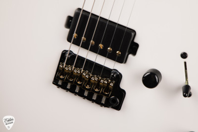 Mayones Aquila Elite S 6 Electric Guitar in Monolith White Gloss