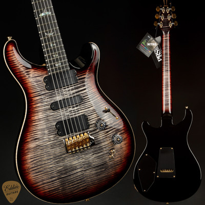 2023 - Paul Reed Smith Eddie's Guitars Wood Library 509 - Charcoal Cherry Burst/Figured Stained Maple Neck
