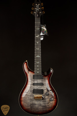 2023 - Paul Reed Smith Eddie's Guitars Wood Library 509 - Charcoal Cherry Burst/Figured Stained Maple Neck