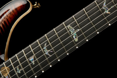 2023 - Paul Reed Smith Eddie's Guitars Wood Library 509 - Charcoal Cherry Burst/Figured Stained Maple Neck