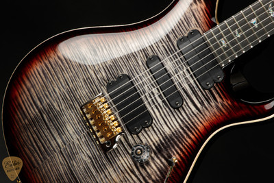2023 - Paul Reed Smith Eddie's Guitars Wood Library 509 - Charcoal Cherry Burst/Figured Stained Maple Neck