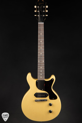 Gibson Custom Shop 1958 Les Paul Junior Double-Cut Reissue VOS Electric Guitar in TV Yellow 7.3 #85582