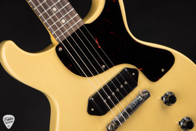Gibson Custom Shop 1958 Les Paul Junior Double-Cut Reissue VOS Electric Guitar in TV Yellow 7.3 #85582