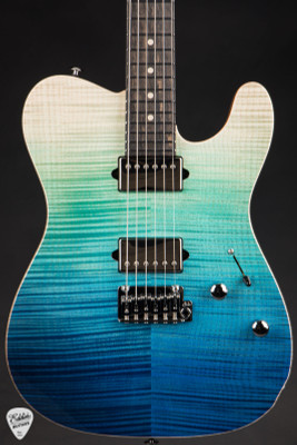 Suhr Modern T Roasted Electric Guitar in Aqua Blue Gradient