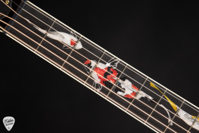 Taylor Custom #41 C17e Grand Pacific Living Jewels & Matching Circa 74 Acoustic Guitar and Amp in Aqua Blue