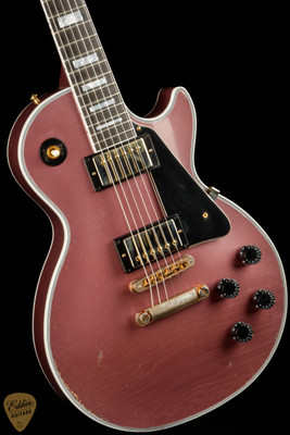 2024 - Gibson Custom Shop PSL Murphy Lab Les Paul Custom Heavy Aged Heather Mist Poly 10.0 #CS400418