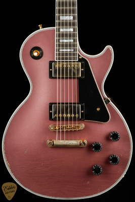 Gibson Custom Shop PSL Murphy Lab Les Paul Custom Heavy Aged Heather Mist Poly Electric Guitar