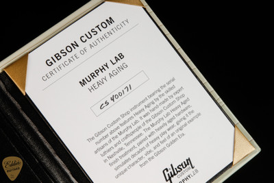 Gibson Custom Shop PSL Murphy Lab Les Paul Custom Heavy Aged Inverness Green Electric Guitar