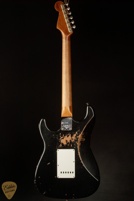 Fender Custom Shop Eddie's Guitars Exclusive Dealer Select Roasted 1963 Stratocaster Heavy Relic - Black
