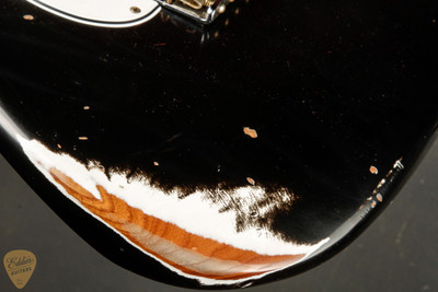 Fender Custom Shop Eddie's Guitars Exclusive Dealer Select Roasted 1963 Stratocaster Heavy Relic - Black