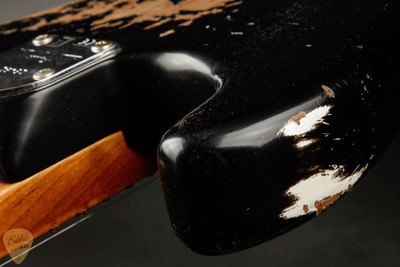 Fender Custom Shop Eddie's Guitars Exclusive Dealer Select Roasted 1963 Stratocaster Heavy Relic - Black