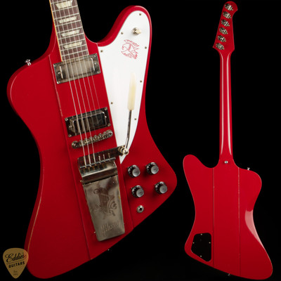 Gibson Custom Shop Murphy Lab 1963 Firebird V w/Maestro Vibrola Light Aged Cardinal Red 8.11 #400273