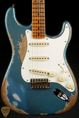 2024 - Fender Custom Shop Limited Edition Red Hot Stratocaster Super Heavy Relic - Super Faded Aged Lake Placid Blue